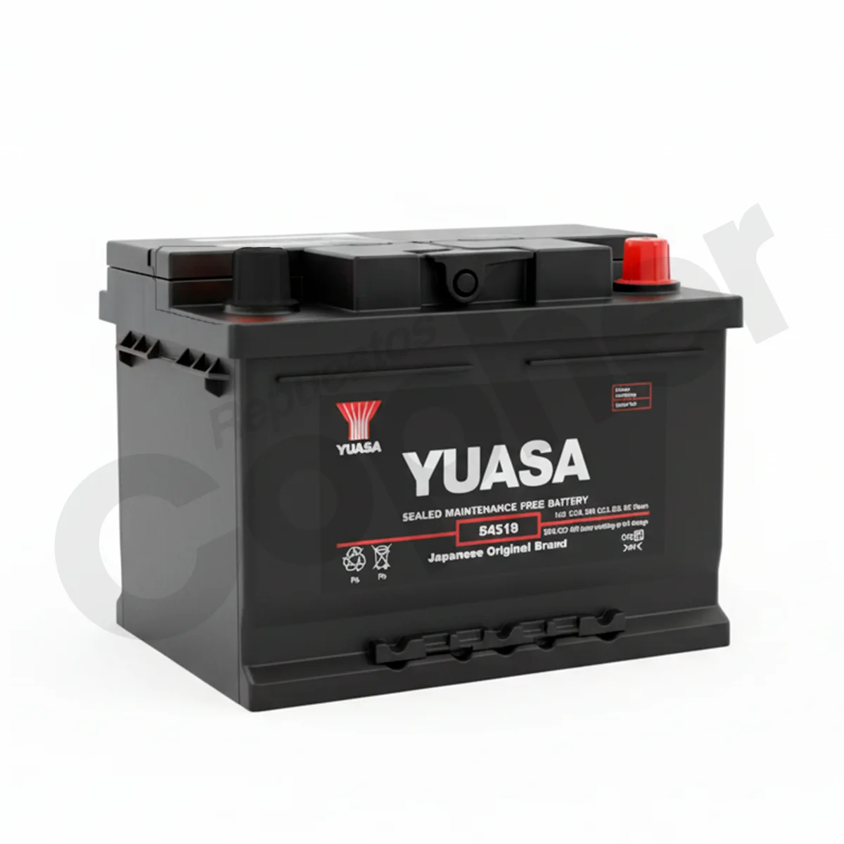 BATERIA YUASA 54519 SMF 450CCA 44AH - Imagen 2